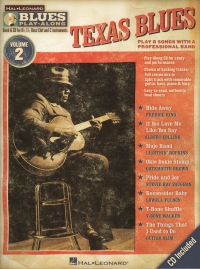 Blues Play Along 02 Texas Blues Book & Cd Sheet Music Songbook