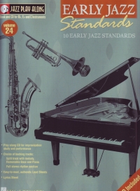 Jazz Play Along 24 Early Jazz Standards Book & Cd Sheet Music Songbook