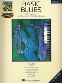 Easy Jazz Play Along 04 Basic Blues Book & Cd Sheet Music Songbook