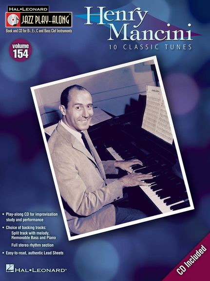 Jazz Play Along 154 Henry Mancini Book & Cd Sheet Music Songbook