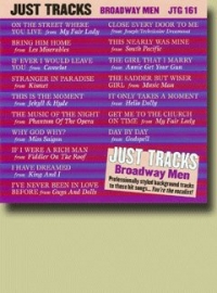 Jtg161 Broadway Men Sheet Music Songbook