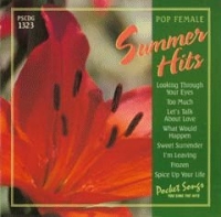 Pscdg1323 Summer Hits Female Vol 2 Sheet Music Songbook