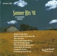 Pscdg1324 Summer Hits 98 (country Male) Sheet Music Songbook