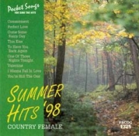 Pscdg1325 Summer Hits 98 (country Female) Sheet Music Songbook