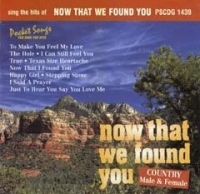 Pscdg1439 Now That We Found You (m/f) Sheet Music Songbook