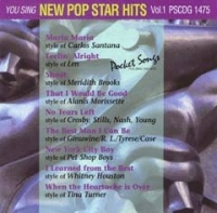 Pscdg1475 New Pop Star Hits! (m/f) Vol 1 Sheet Music Songbook
