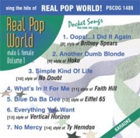 Pscdg1489 Real Pop World! Vol 1 (m/f) Sheet Music Songbook