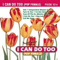 Pscdg1514 I Can Do Too (pop Female) Sheet Music Songbook