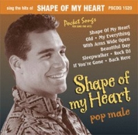 Pscdg1520 Shape Of My Heart (pop Male) Sheet Music Songbook