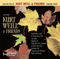 Pscdg1529 Kurt Weill & Friends Sheet Music Songbook