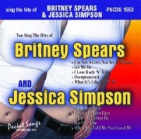 Pscdg1553 Britney Spears / Jessica Simpson Sheet Music Songbook
