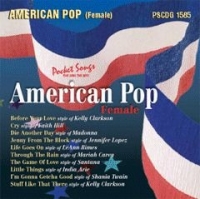 Pscdg1585 American Pop Female Sheet Music Songbook