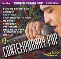 Pscdg1650 Contemporary Pop Sheet Music Songbook