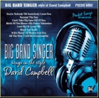 Pscdg6092 Big Band Singer Style Of David Campbell Sheet Music Songbook