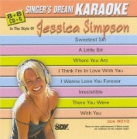 Sdkcdg9010 In The Style Of Jessica Simpson Sheet Music Songbook