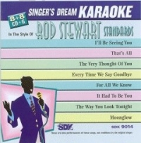 Sdkcdg9014 In The Style Of Rod Stewart - Standards Sheet Music Songbook