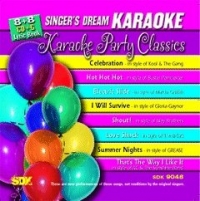 Sdkcdg9048 Karaoke Party Classics Sheet Music Songbook