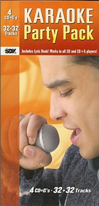 Sdkcdg9597 Karaoke Party Pack ( 4cd-set ) Sheet Music Songbook
