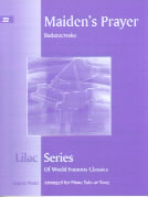 Lilac 022 Badarzewska Maidens Prayer Sheet Music Songbook