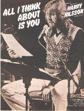 All I Think About Is You Harry Nilsson Sheet Music Songbook