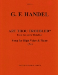 Art Thou Troubled Handel Key Ab Sheet Music Songbook