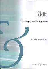 How Lovely Are Thy Dwellings Liddle Key C Sheet Music Songbook