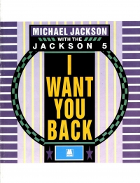 I Want You Back (jacksons) Sheet Music Songbook