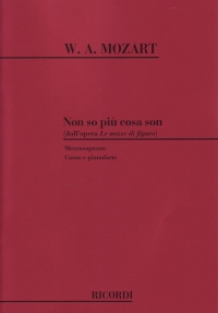 Non So Piu Cosa Son Mozart Sheet Music Songbook