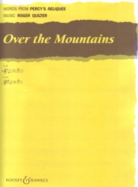 Over The Mountains Quilter Key G Sheet Music Songbook