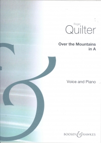 Over The Mountains Quilter Key A Voice & Piano Sheet Music Songbook
