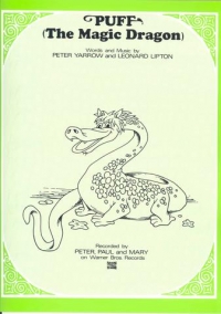 Puff The Magic Dragon Peter Paul & Mary Sheet Music Songbook
