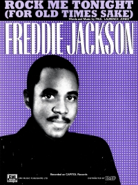 Rock Me Tonight (freddie Jackson) Sheet Music Songbook
