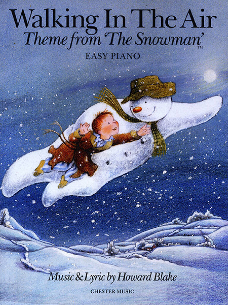 Walking In The Air (snowman Theme) Easy Piano Sheet Music Songbook