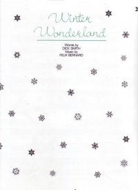 Winter Wonderland Smith/bernard Sheet Music Songbook