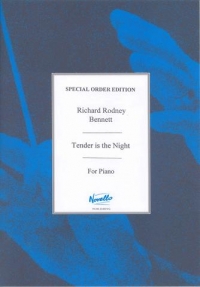 Tender Is The Night (nicole Theme/rosemary Waltz) Sheet Music Songbook