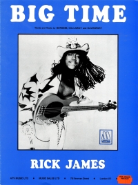 Big Time Rick James Sheet Music Songbook
