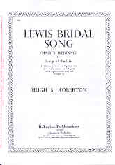 Mairis Wedding (lewis Bridal Song) Key G Major Sheet Music Songbook