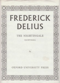 Nightingale Delius Solo Song Sheet Music Songbook