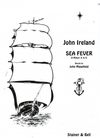 Sea Fever Ireland Key Amin Sheet Music Songbook