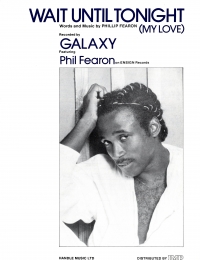 Wait Until Tonight (phil Fearon & Galaxy) Sheet Music Songbook