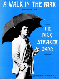 Walk In The Park (nick Straker Band) Sheet Music Songbook