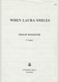 When Laura Smiles Rosseter Key F Sheet Music Songbook