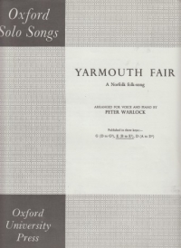 Yarmouth Fair Warlock Medium Voice Key E Sheet Music Songbook