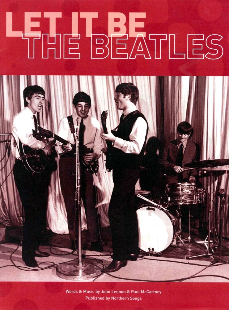 Let It Be The Beatles Pvg Sheet Music Songbook