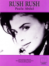 Rush Rush Paula Abdul Sheet Music Songbook