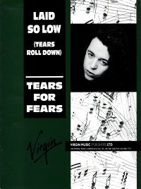 Laid So Low Tears For Fears Sheet Music Songbook