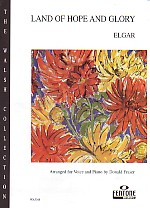 Land Of Hope & Glory Elgar/fraser Key C Sheet Music Songbook