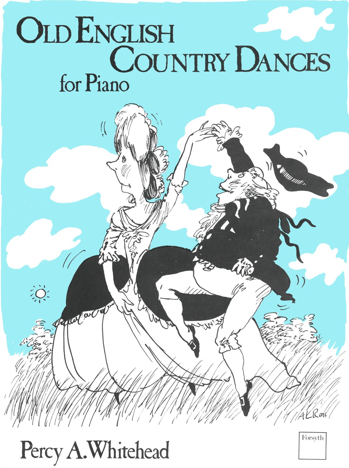 Old English Country Dances Piano Whitehead Sheet Music Songbook