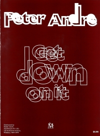 Get Down On It Peter Andre Sheet Music Songbook