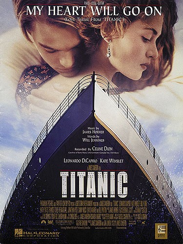 My Heart Will Go On (love Theme Titanic) Celine D Sheet Music Songbook